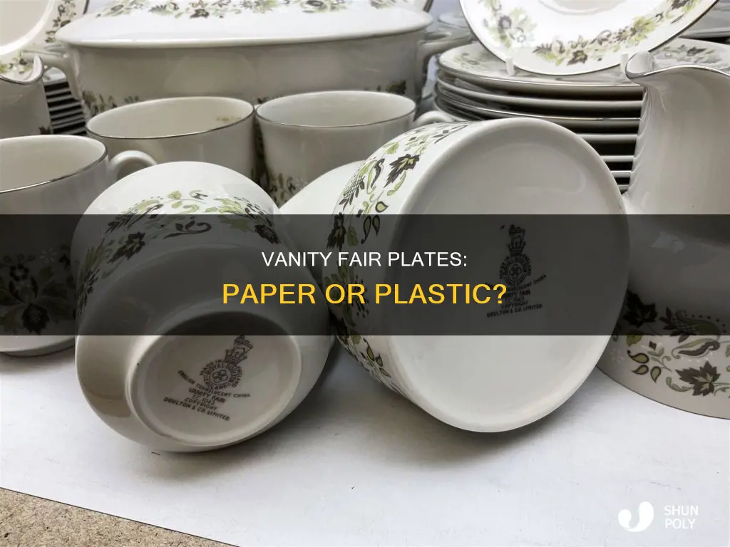 are vanity fair plates paper or plastic