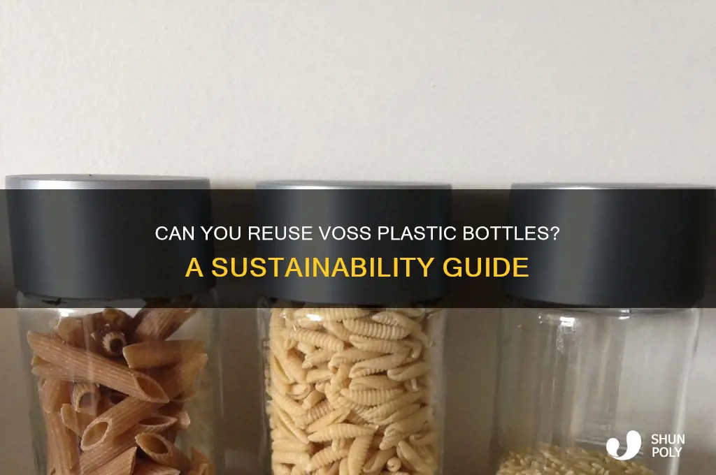 are voss plastic bottles reusable