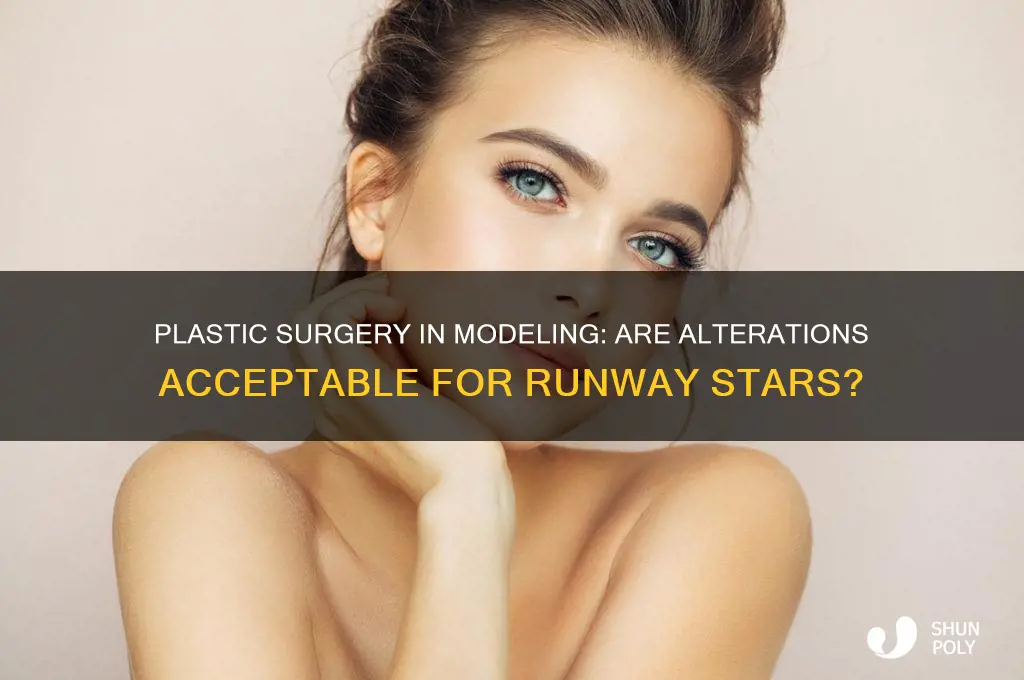 are vs models allowed to have plastic surgery