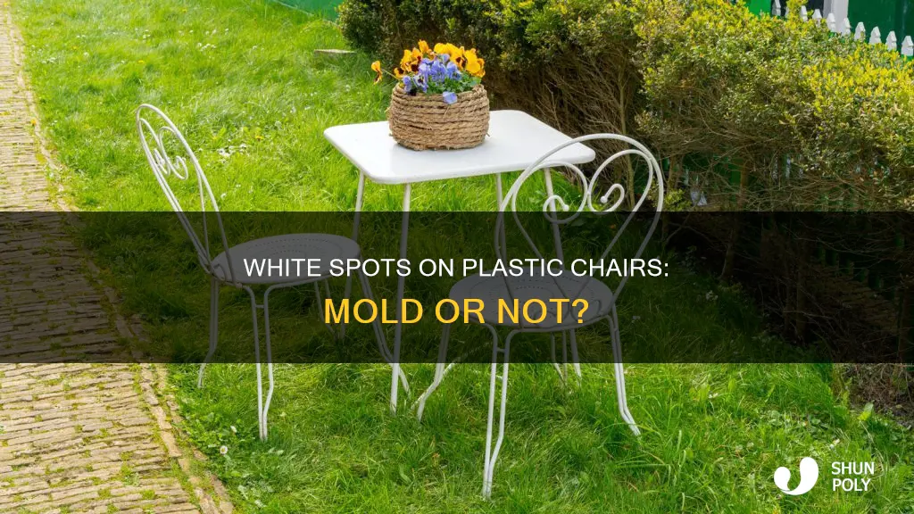 are white spots on plastic chair mold