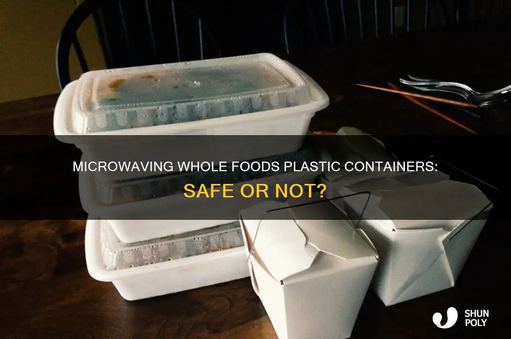 are whole foods plastic containers microwavable