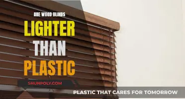 Wood vs Plastic: Battle of the Blinds' Weight