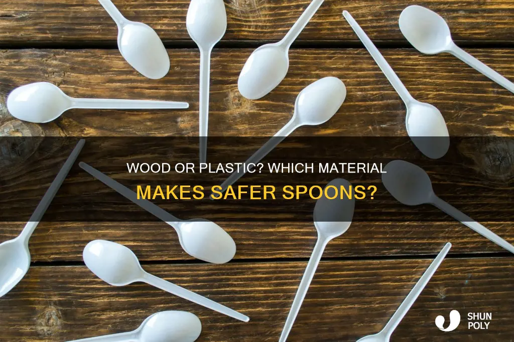 are wood spoons less ssfe than plastic