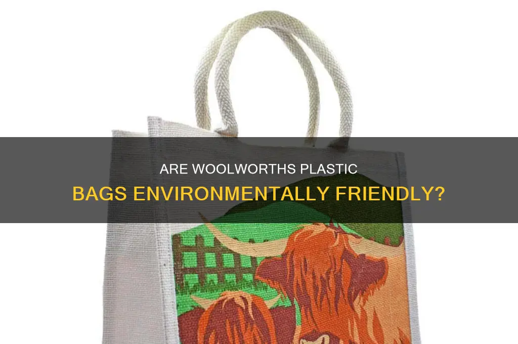 are woolworths plastic bags biodegradable