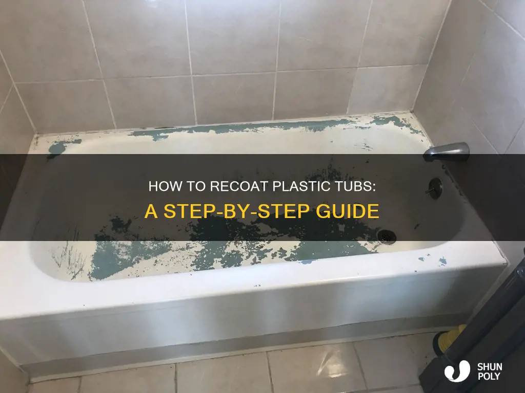 are you able to recoat plastic tubs