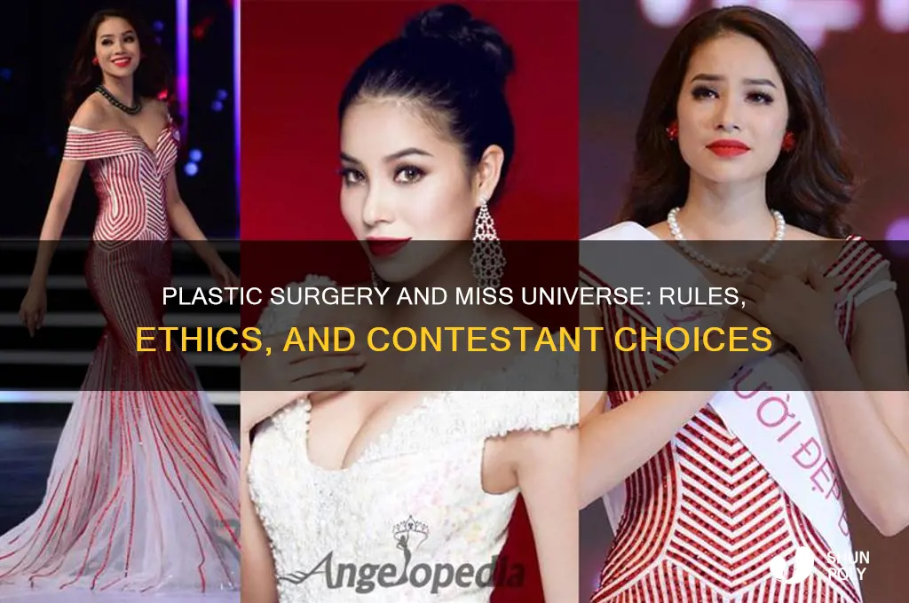 are you allowed to have plastic surgery for miss universe