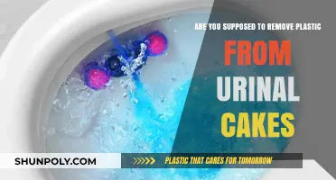 Should You Remove Plastic Wrap from Urinal Cakes? A Quick Guide