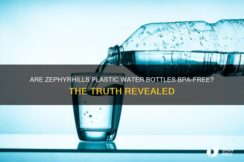 are zephyrhills plastic water bottles bpa free