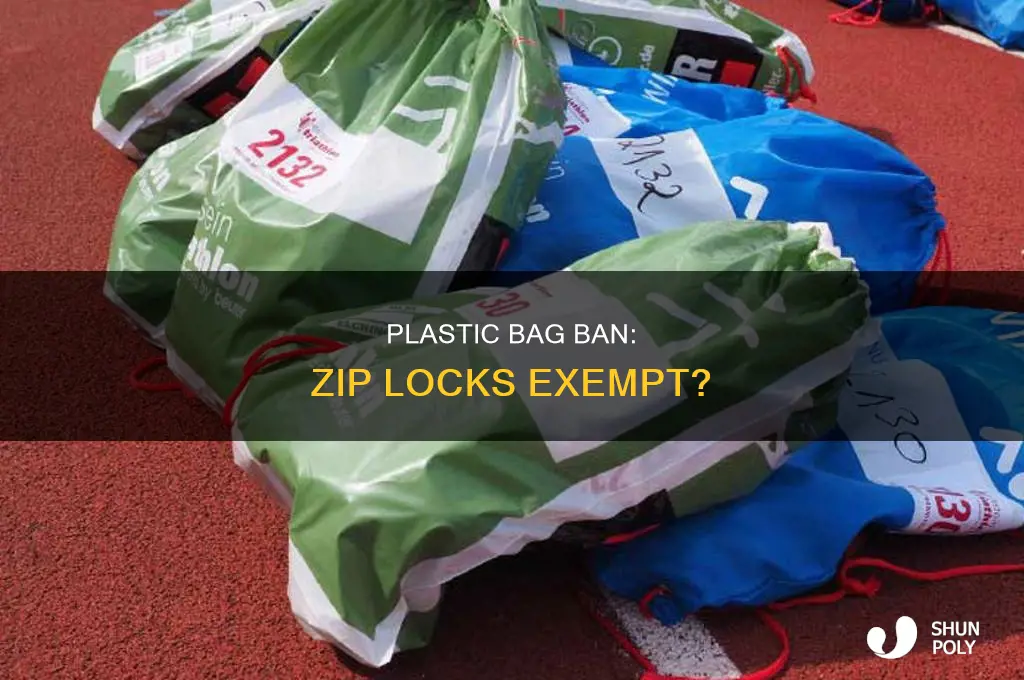 are zip lock bags included in tanzania
