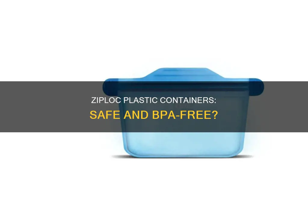 are ziploc plastic containers bpa free