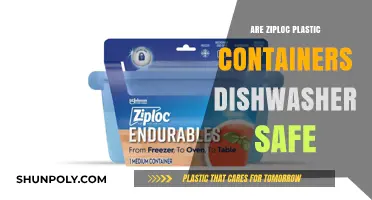 Ziploc Plastic Containers: Dishwasher-Safe?
