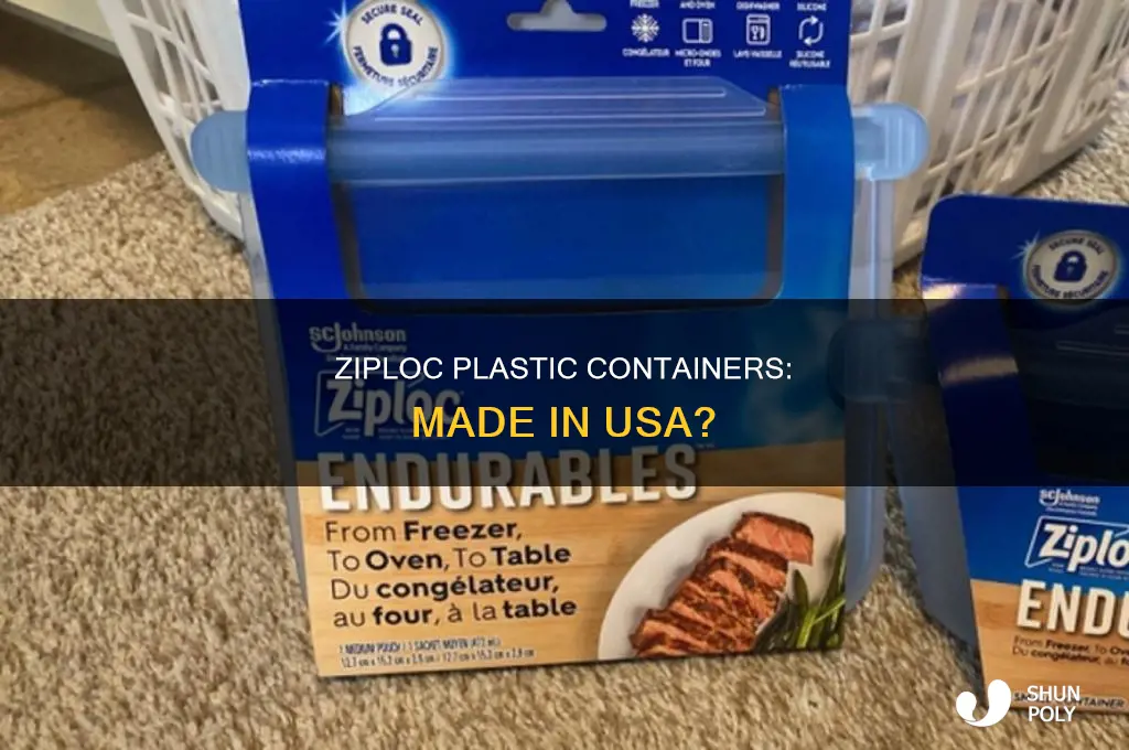 are ziploc plastic containers made in usa