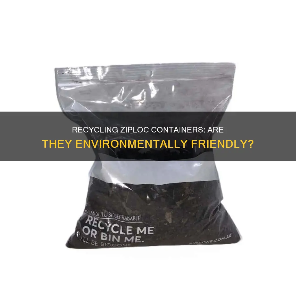 are ziploc plastic containers recyclable