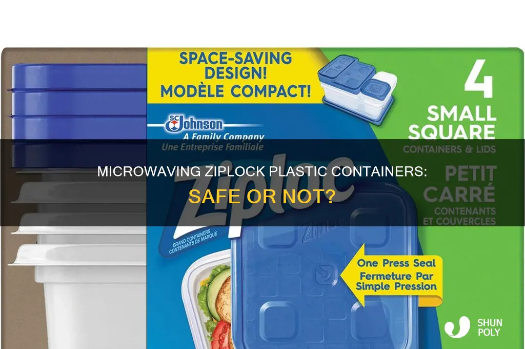 are ziplock plastic containers micro wave safe