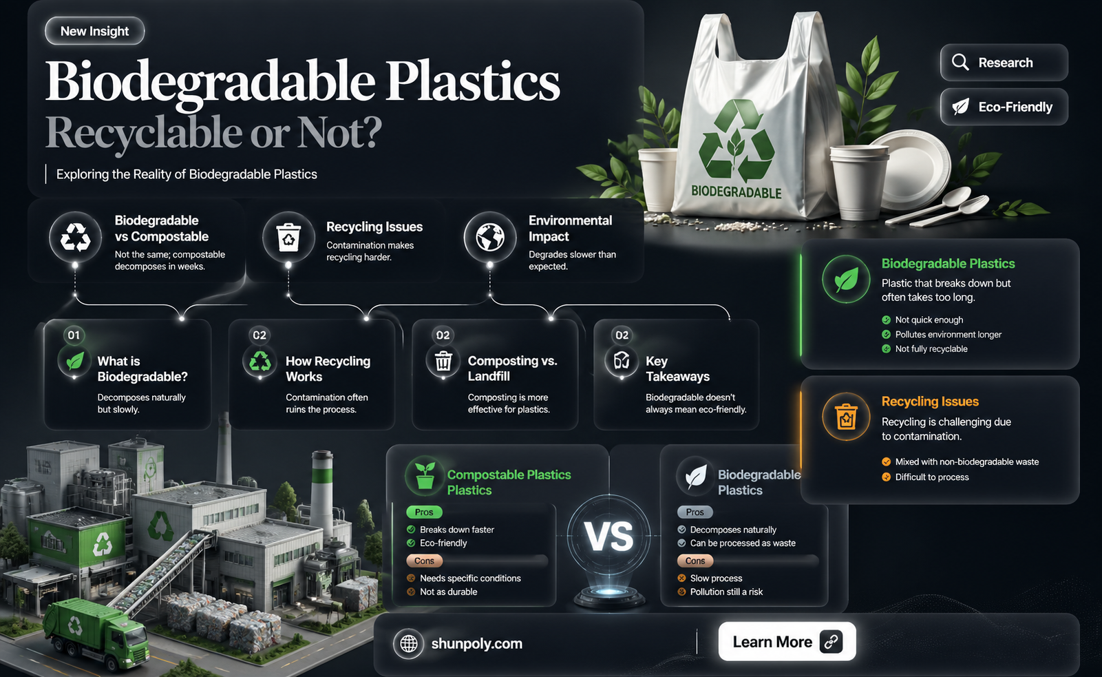 are biodegradable plastics recyclable