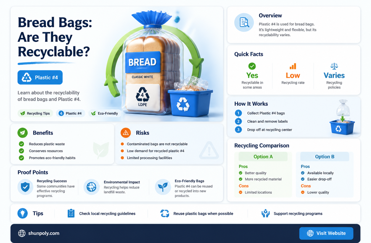 are bread bags number 4 plastic