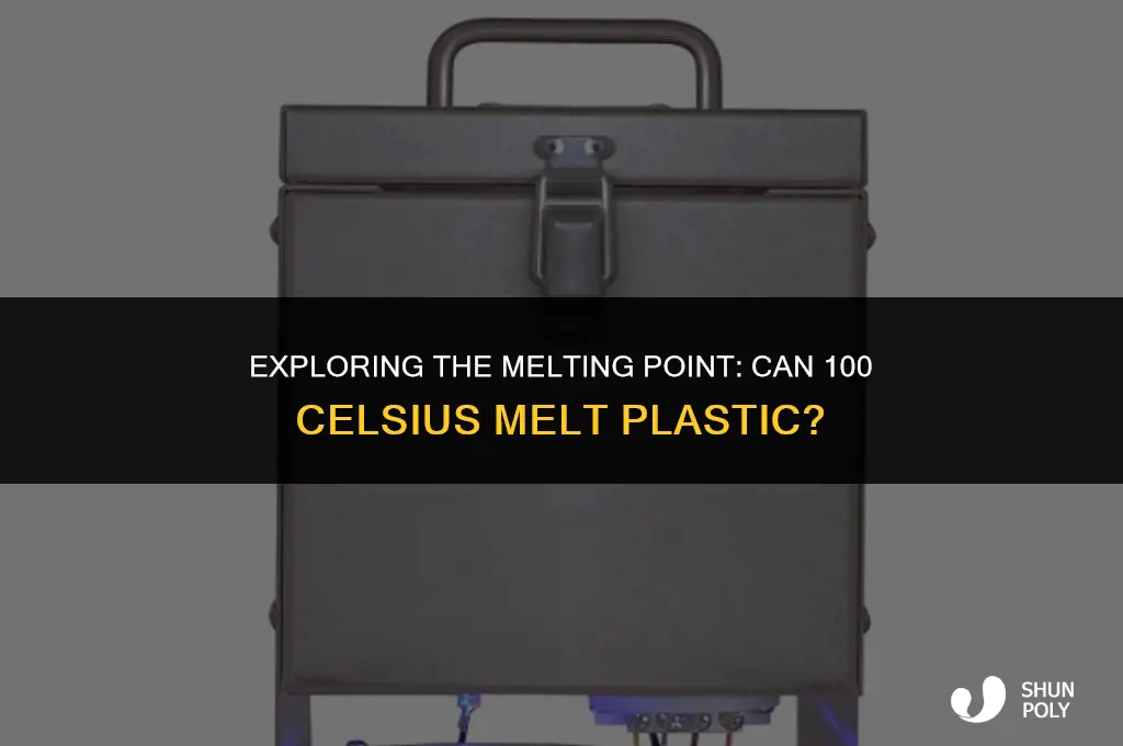 can 100 celsius melt plastic