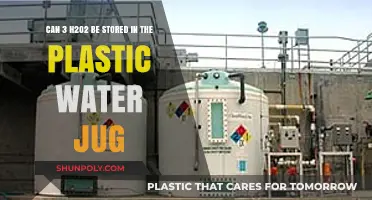 Safely Storing H2O2: Can You Use a Plastic Water Jug?