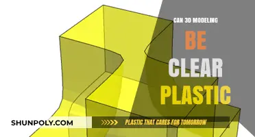 Exploring the Transparency of 3D Modeling: Can It Mimic Clear Plastic?