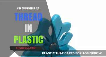Exploring the Precision of 3D Printers in Cutting Plastic Threads
