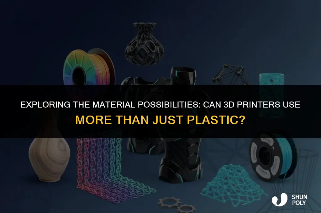 can 3d printers is it plastic