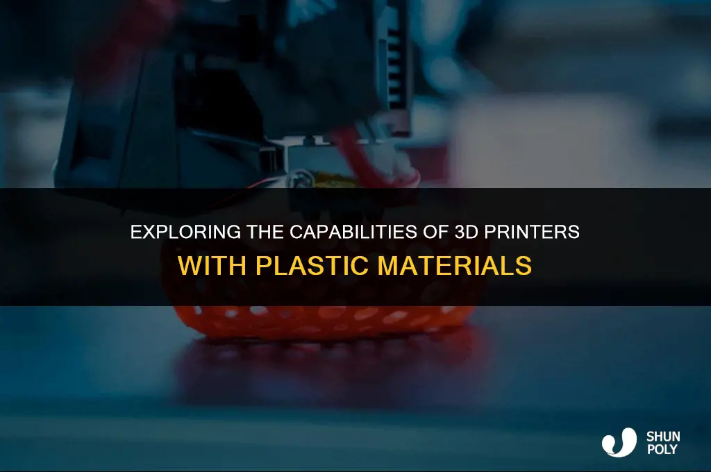 can 3d printers print plastic