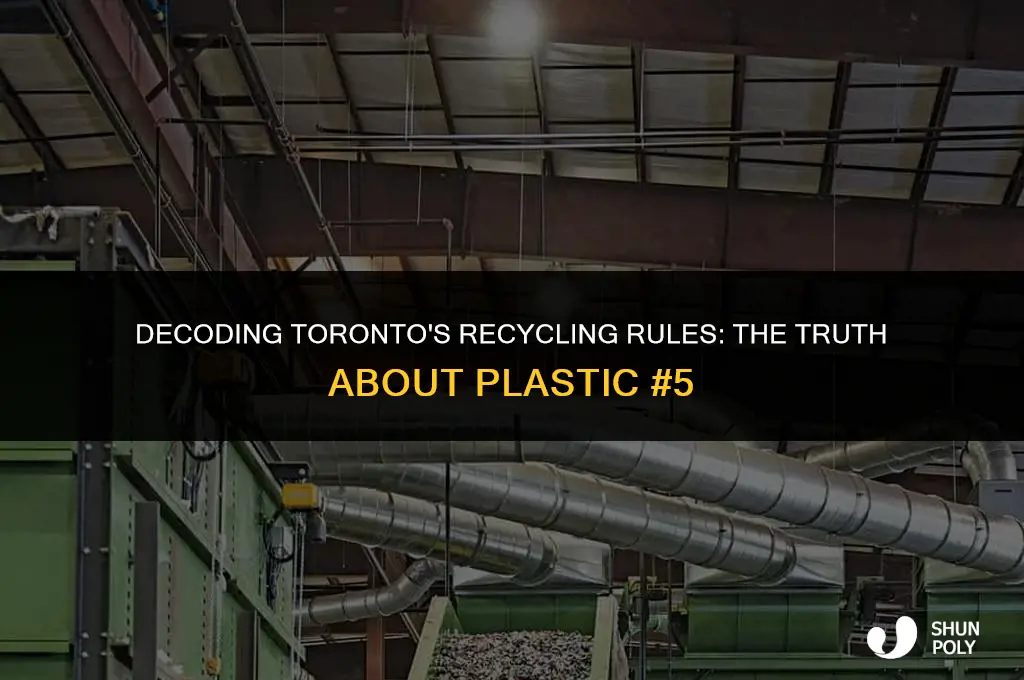 can 5 plastic be recycled in toronto