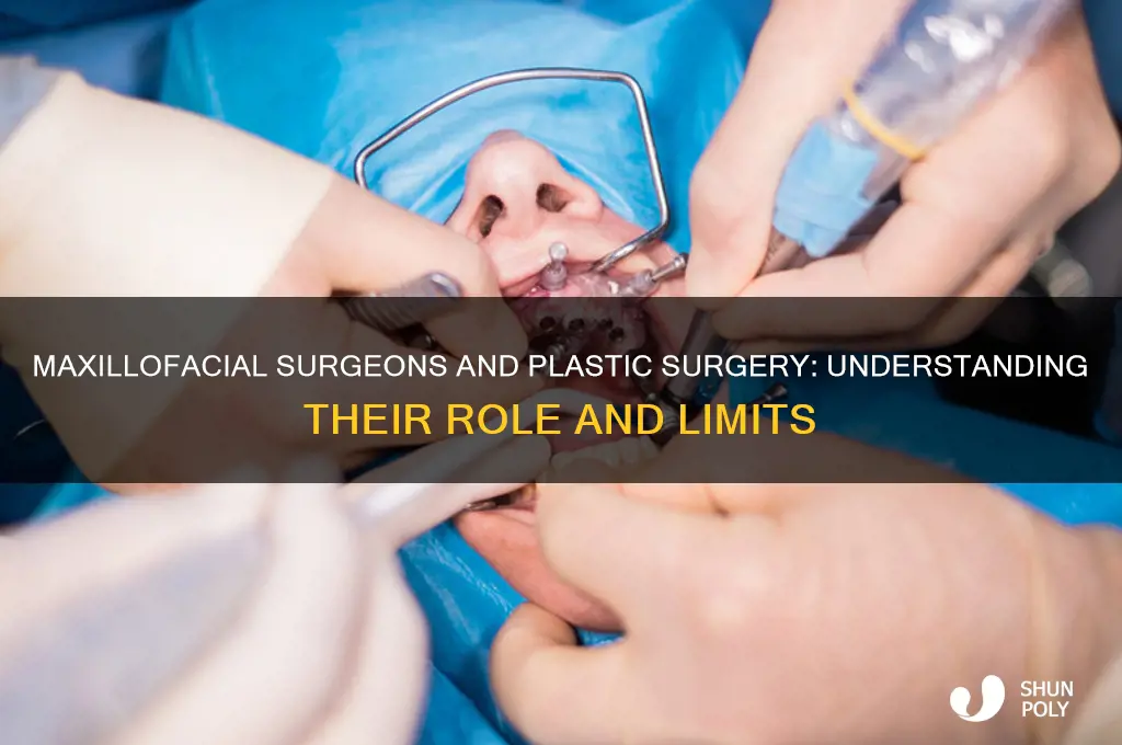 can a maxillofacial surgeon do plastic surgery