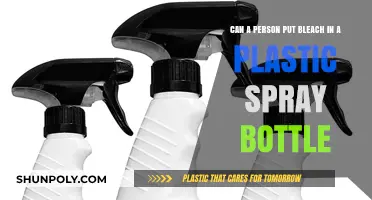 Is It Safe to Use Bleach in Plastic Spray Bottles?