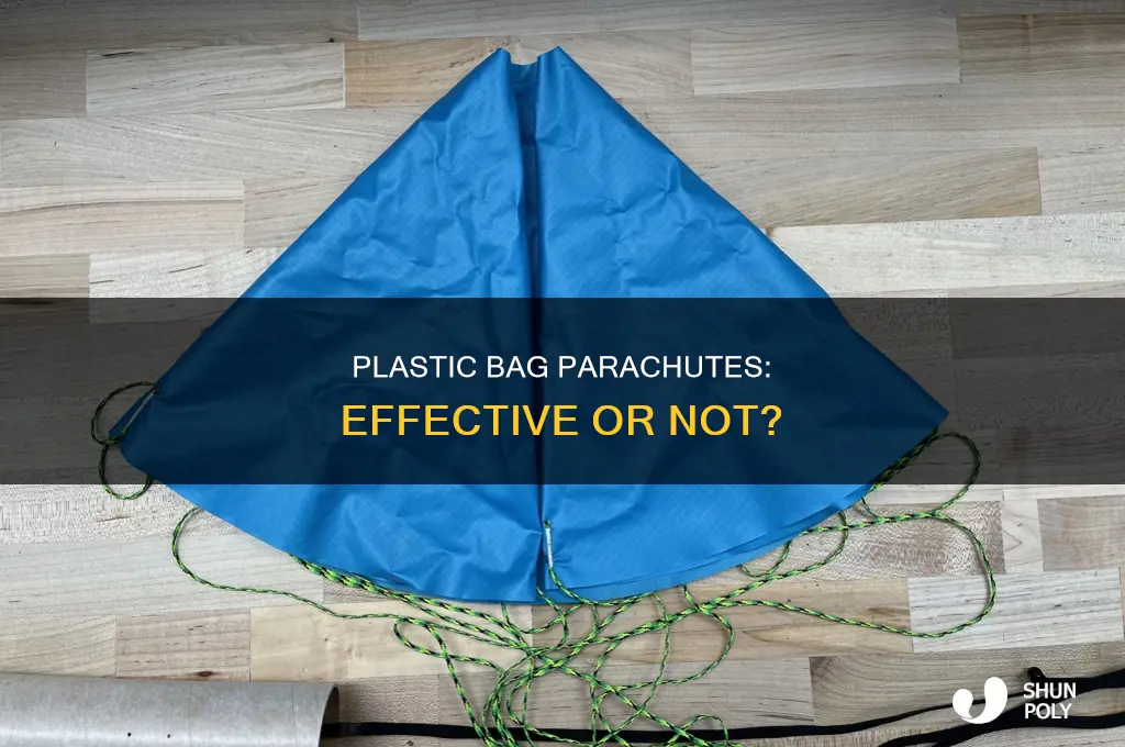 can a plastic bag be used as a parachute