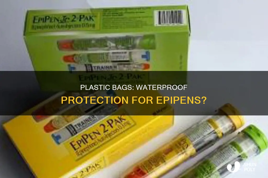 can a plastic bag keep epipens waterproof