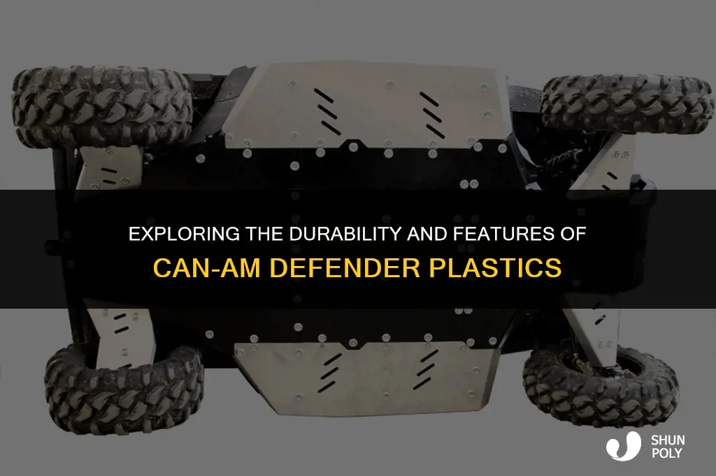 can am defender plastics