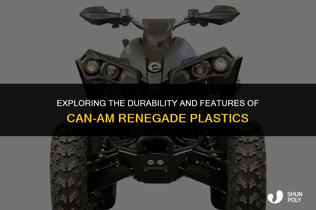 can am renegade plastics