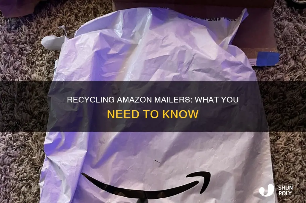 can amazon plastic mailers be recycled with grocery bags