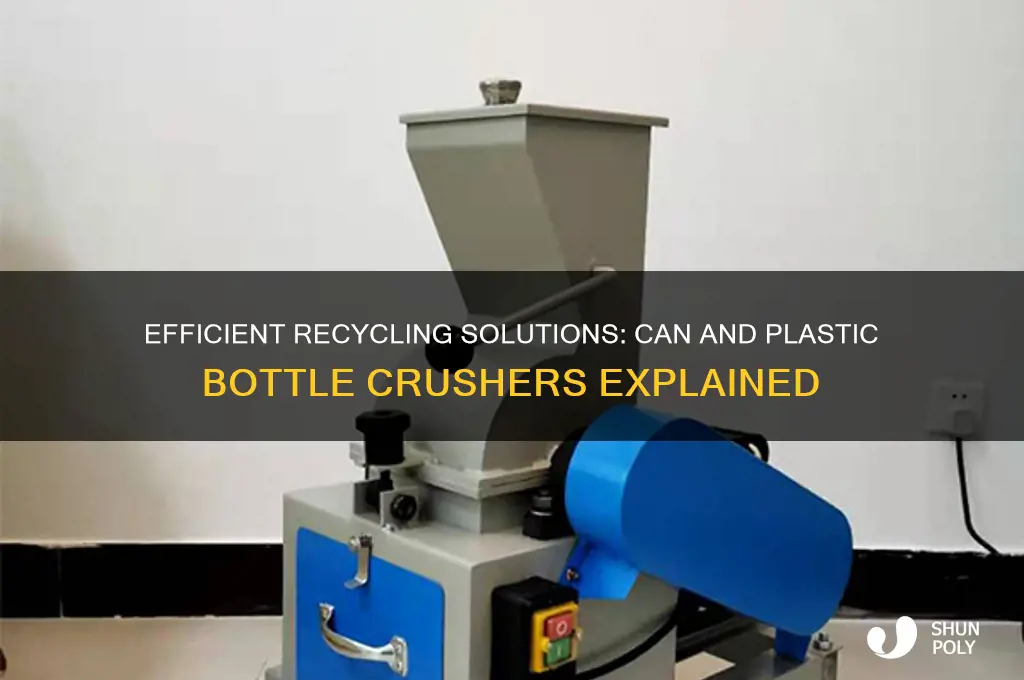 can and plastic bottle crusher