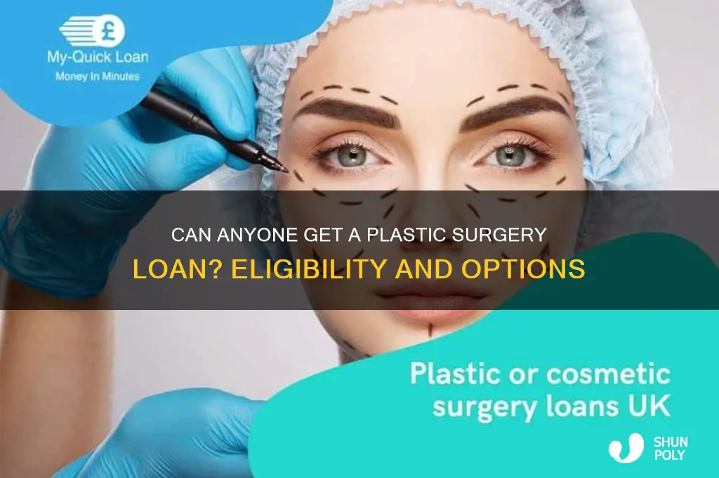 can anyone get plastic surgery loan