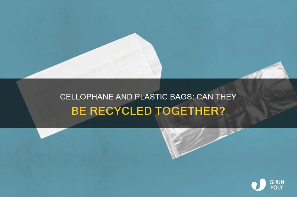 can cellophane be recycled with plastic bags