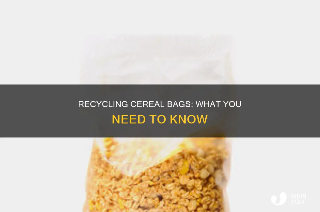 can cereal bags be recycled with plastic bags