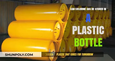 Storing Chlorine Gas: Is a Plastic Bottle Safe or Risky?