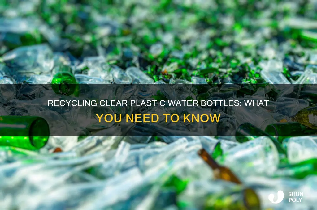 can clear plastic water bottles be recycled