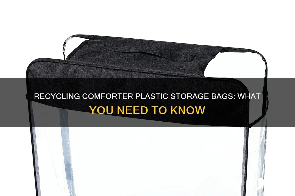 can comforter plastic storage bag be recycled
