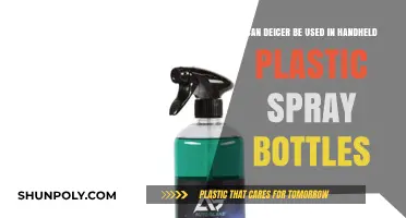 Using Deicer in Handheld Plastic Spray Bottles: Safe or Risky?