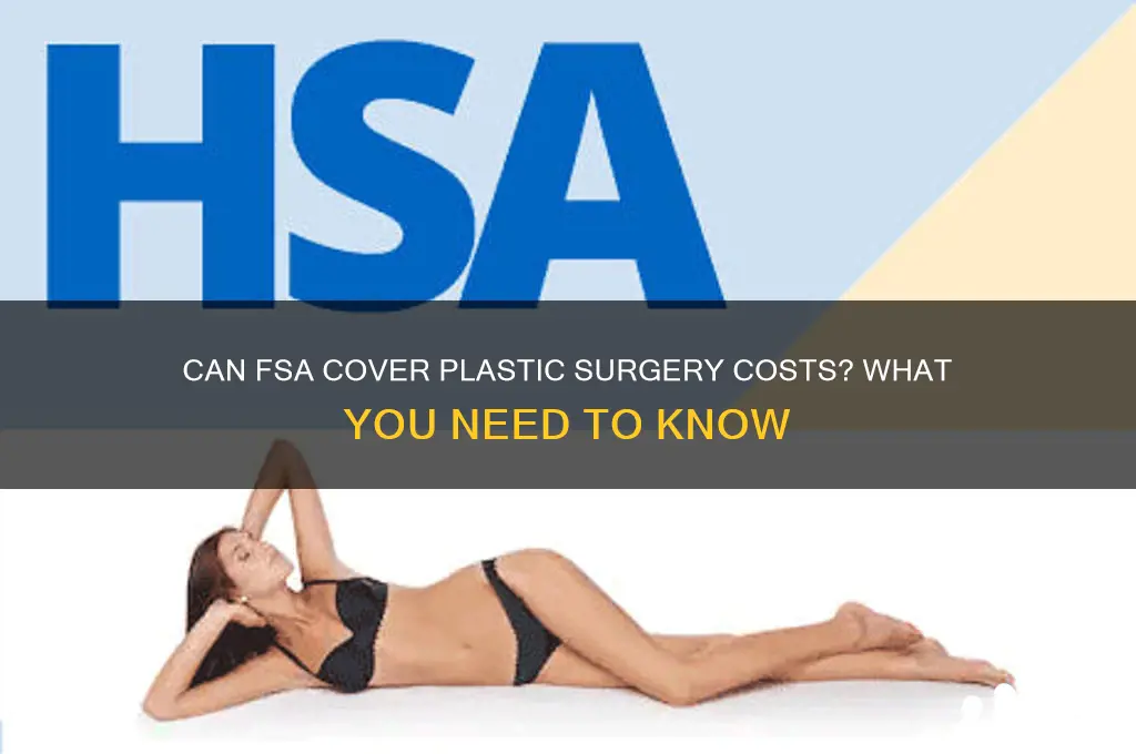 can fsa be used for plastic surgery