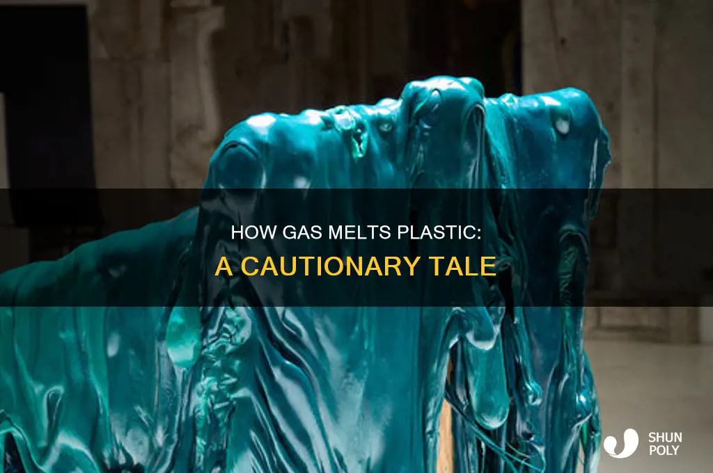 can gas melt plastic bags