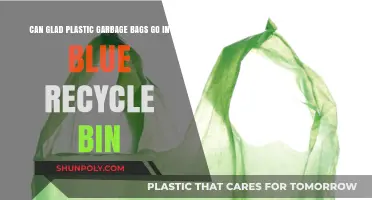 Glad Plastic Garbage Bags: Blue Bin-Friendly?
