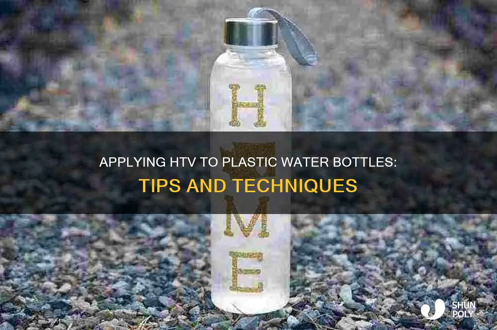 can htv be applied to plastic water bottle