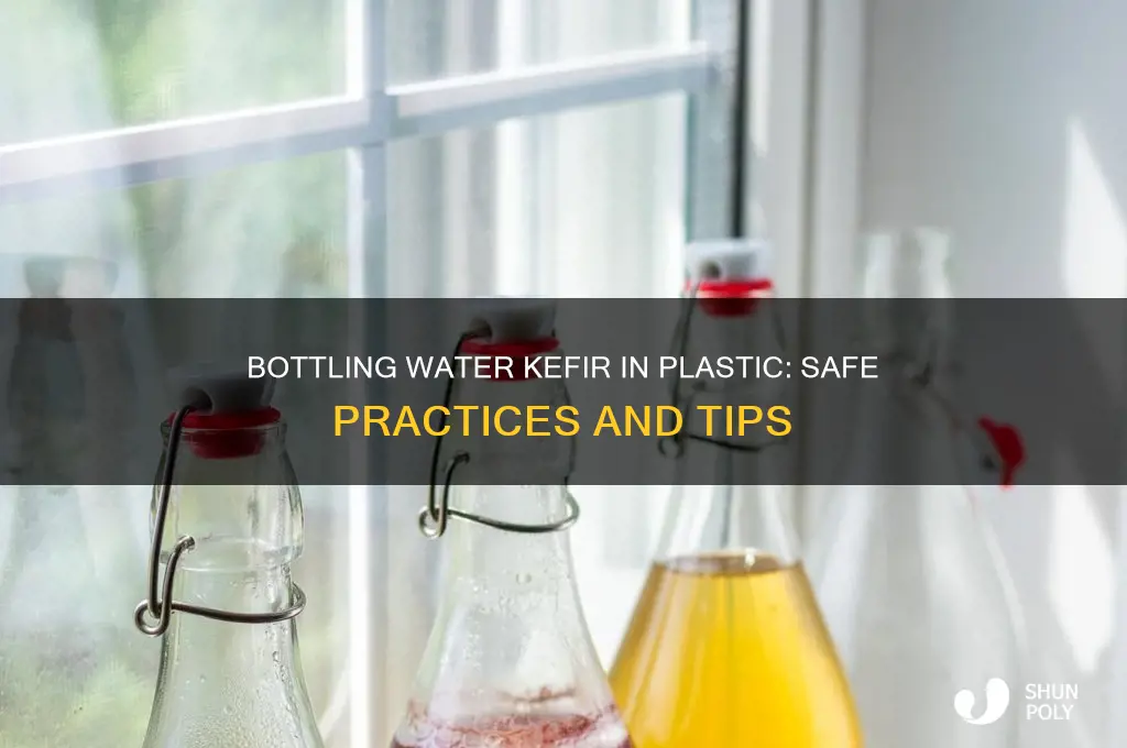 can i bottle water kefir in plastic