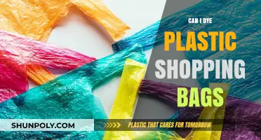 Transforming Plastic Shopping Bags with Dye