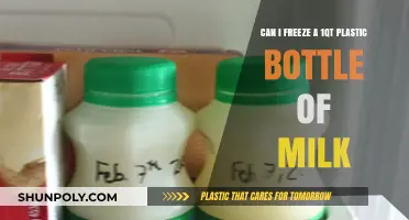 Freezing Milk in Plastic Bottles: A 1-Quart Guide