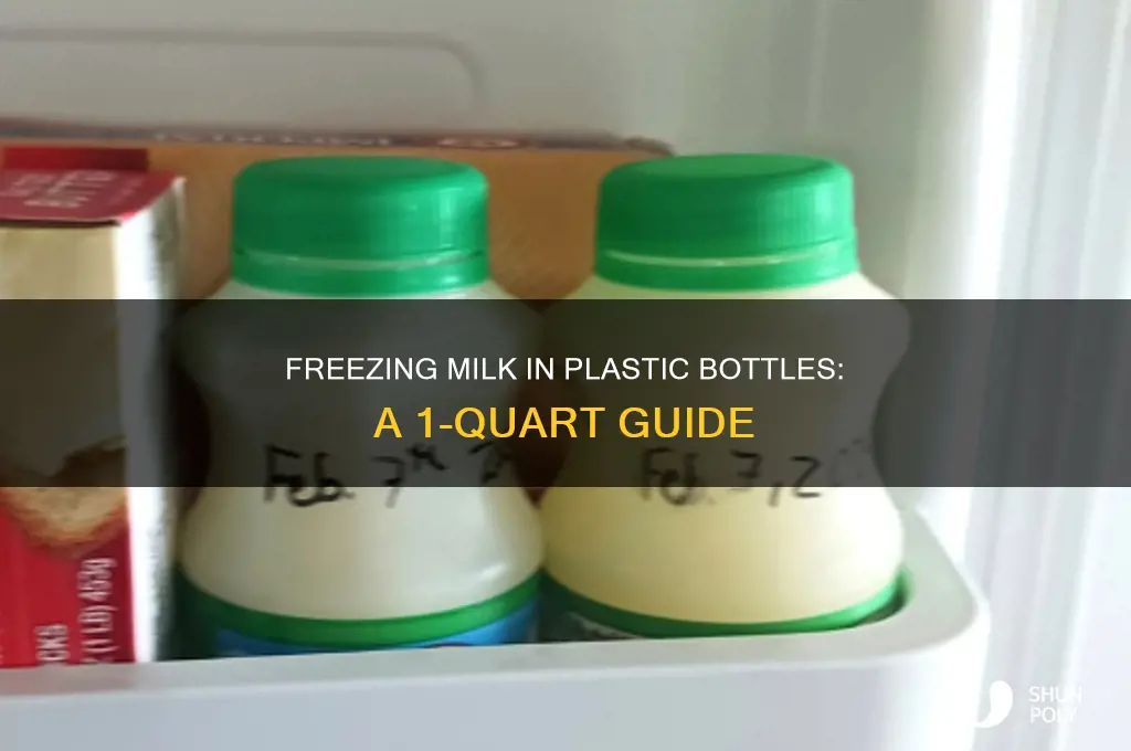 can i freeze a 1qt plastic bottle of milk